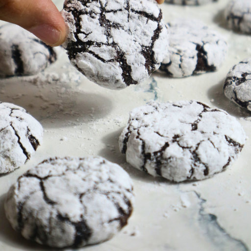 Chocolate Crinkles Cookies